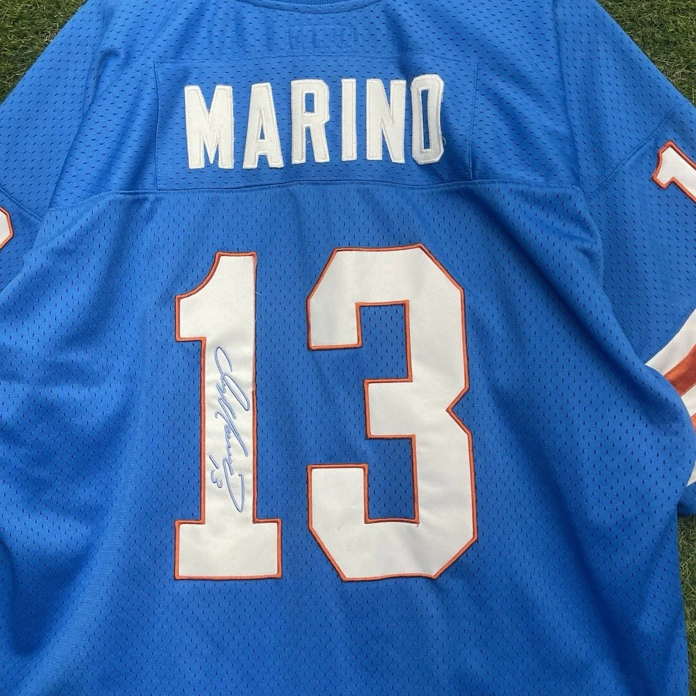 Miami Dolphins Mitchell & Ness Jersey Mens 52 Dan Marino # 13 Throwback 1983